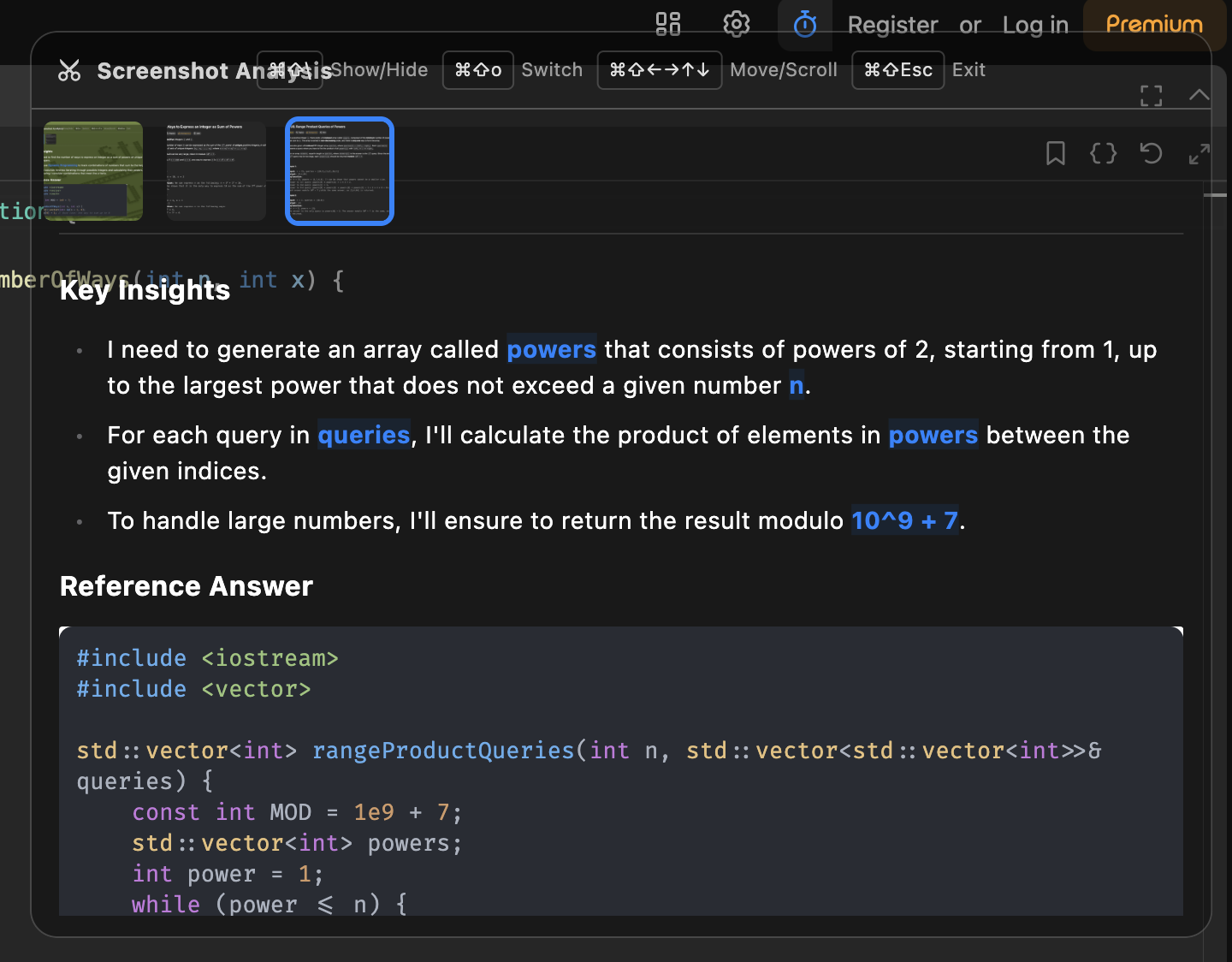 Real-time Code Analysis & Idea Generation - Screenshot 2